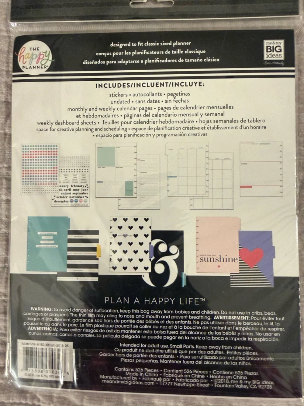 The Happy Planner She’s A Dreamer, A Doer, A Thinker Calendar Extension Pack